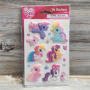 My Little Pony G3.5 Stickers 34ct Pack 2010 Hasbro American Greetings MLP